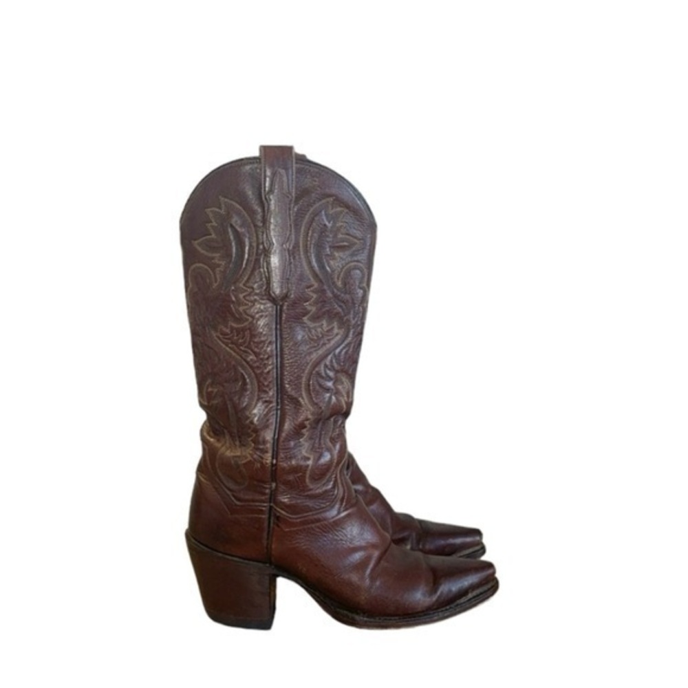 Dan Post DP3201 Maria Collection Brown Leather Western Cowgirl Boots‎